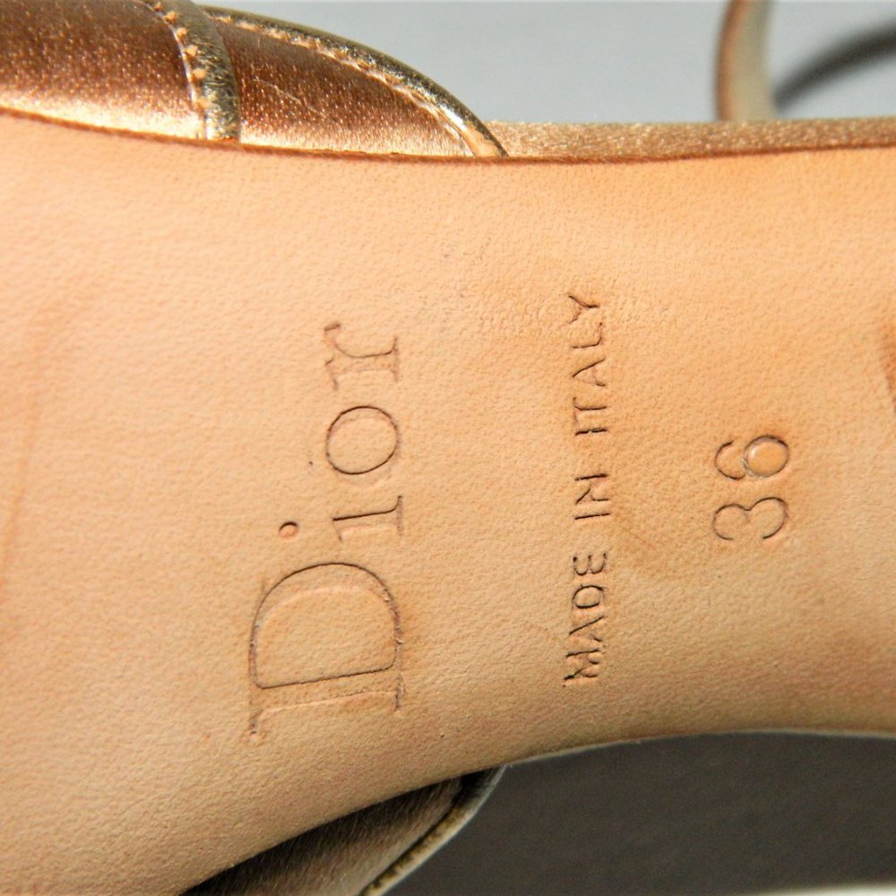 Christian Dior Satin Sandals - Picture 8 of 8